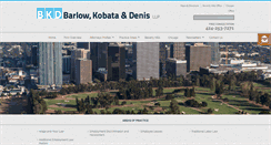Desktop Screenshot of bkd-law.com